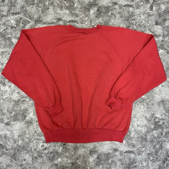 Vintage Montreal Canadiens Sweatshirt Crewneck Sportacus Size Large Red 90s READ - Picture 2 of 7